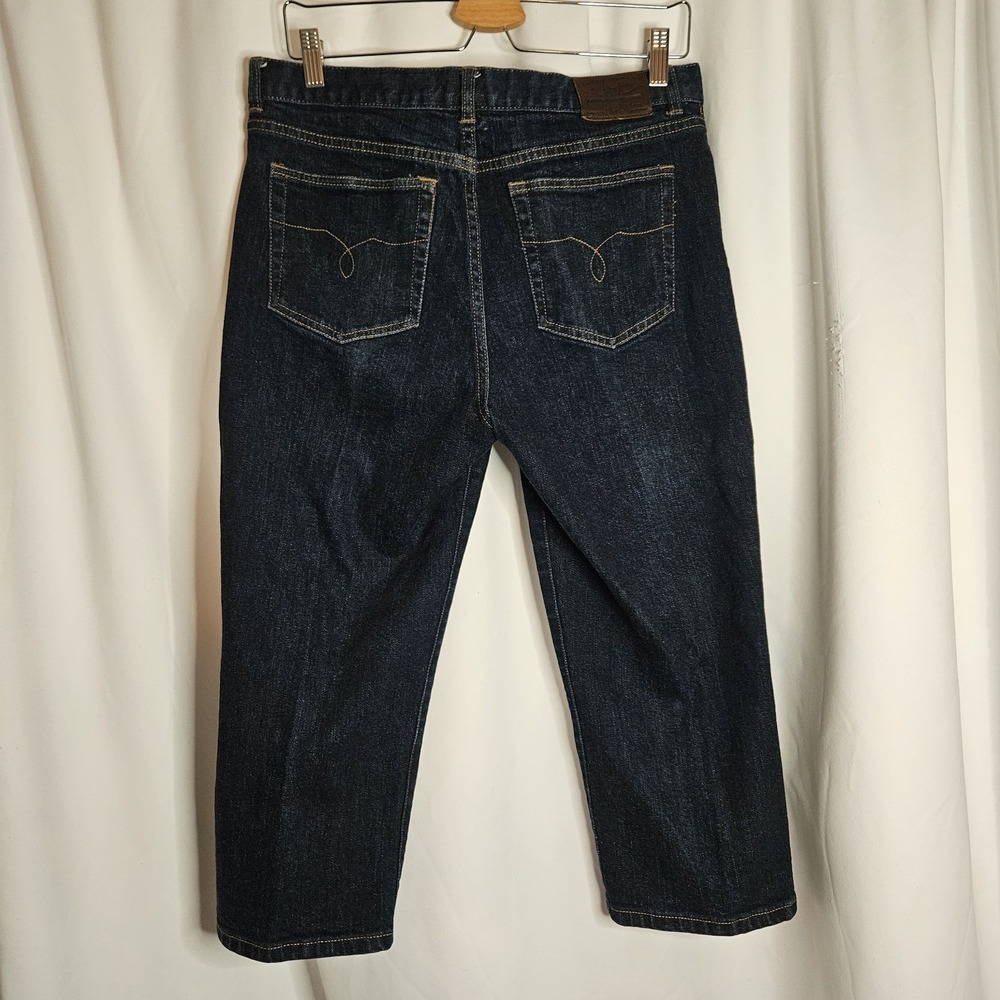LRL Lauren Jeans Co Classic Midcalf Womens Size 10 Ralph Lauren Dark Wash - Picture 6 of 12